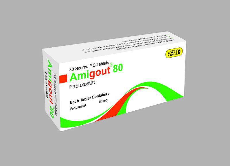 تصویر AMIGOUT 80 MG TAB